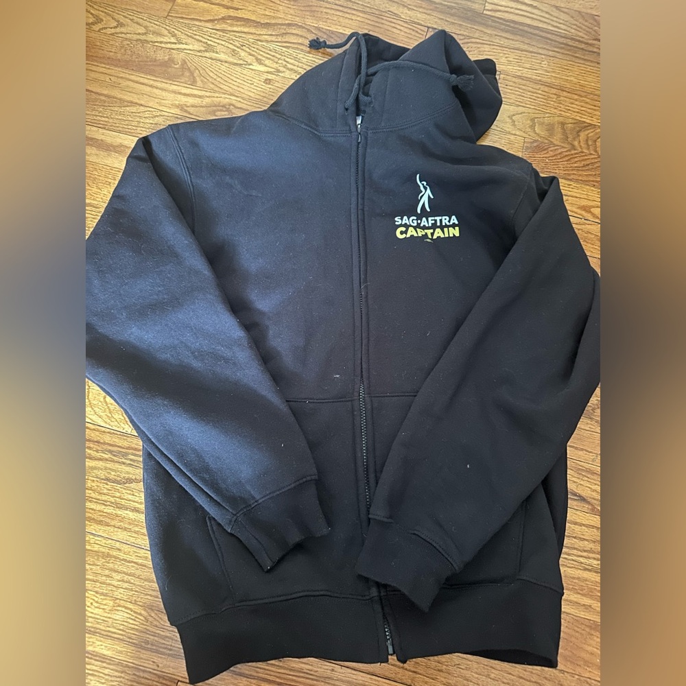 Black SAG-AFTRA Captain Hoodie